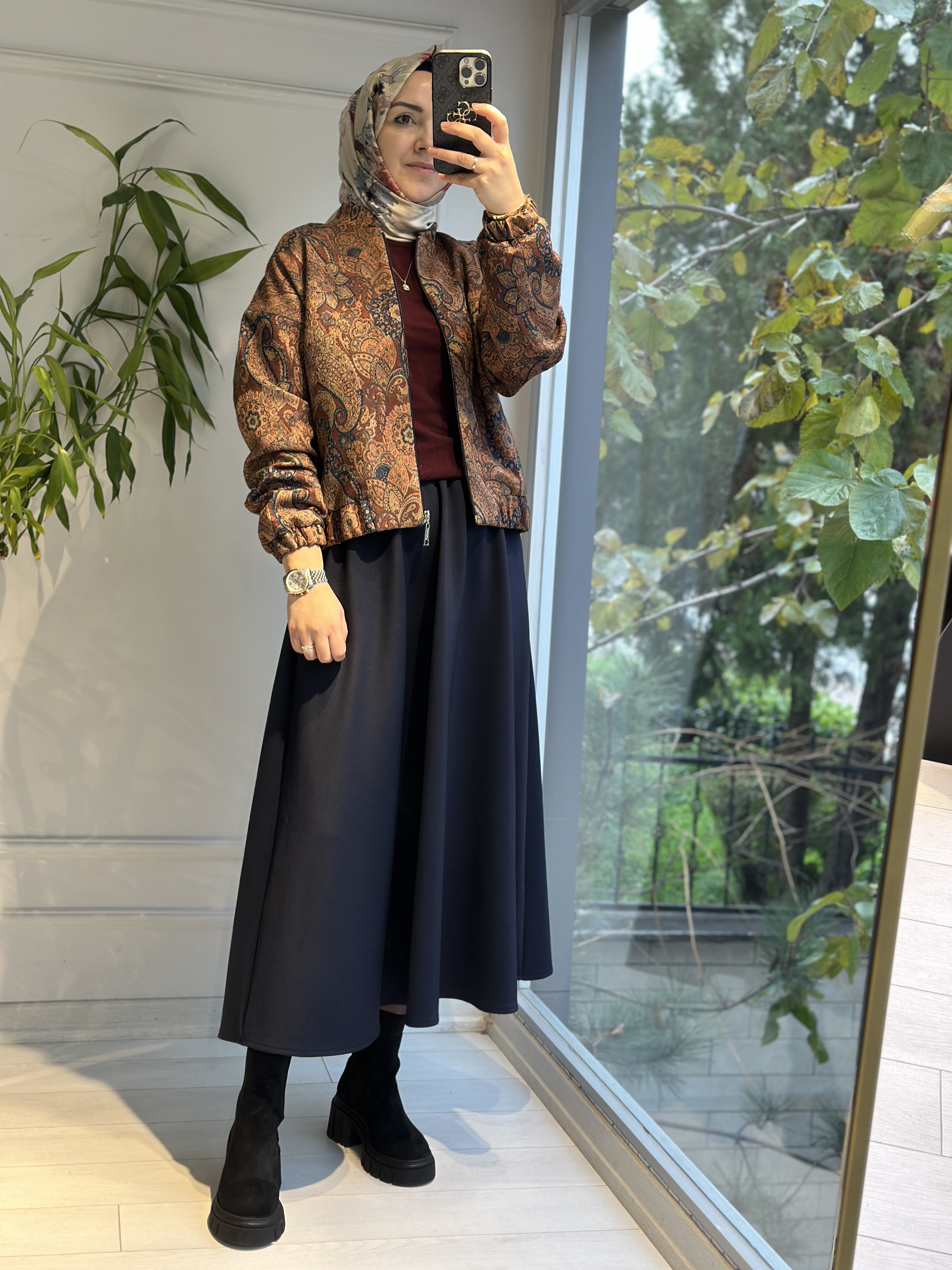 Beli Lastikli Scuba Etek Lacivert