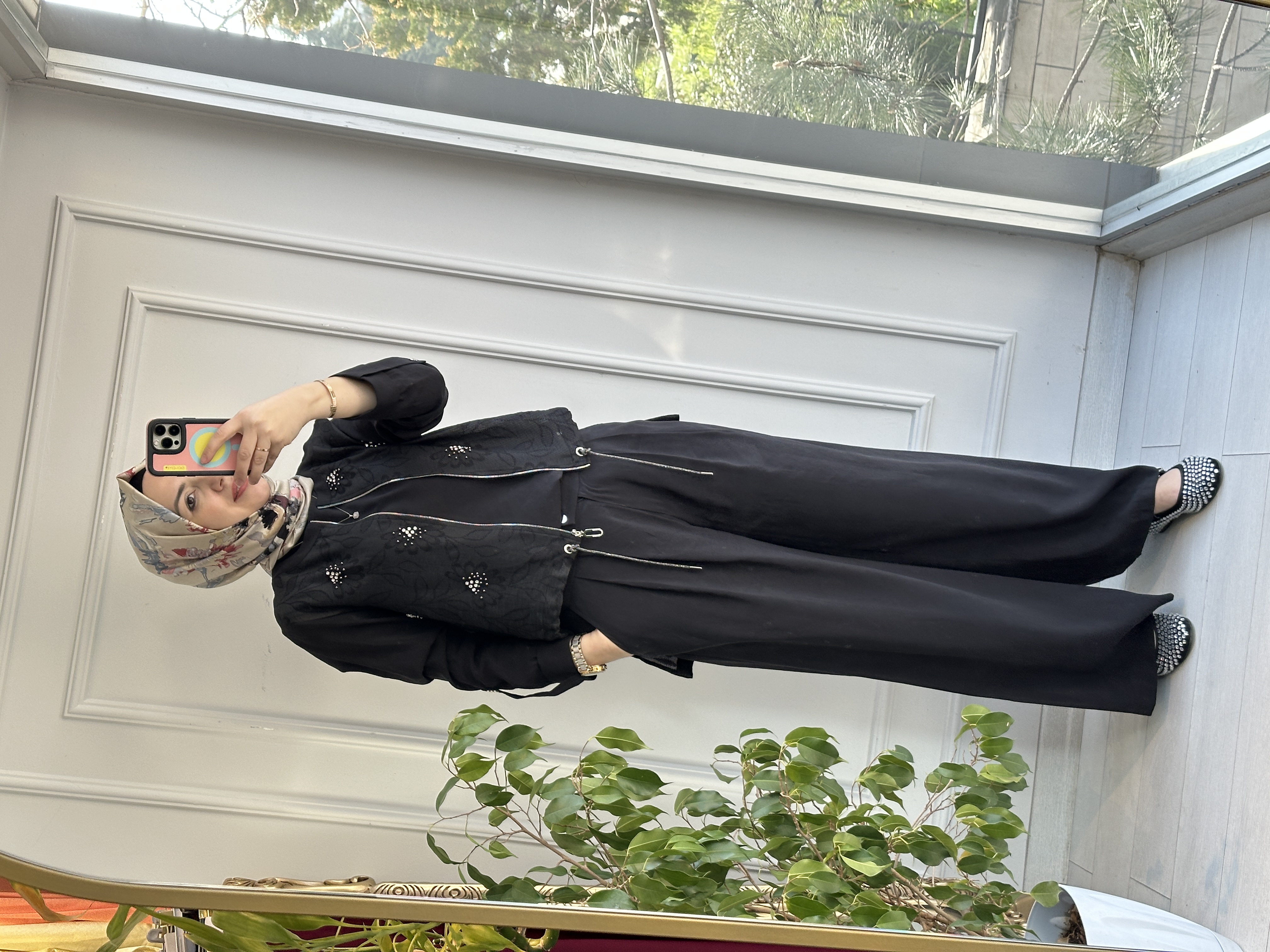 ELİF SİYAH 3 LÜ TAŞLI TAKIM