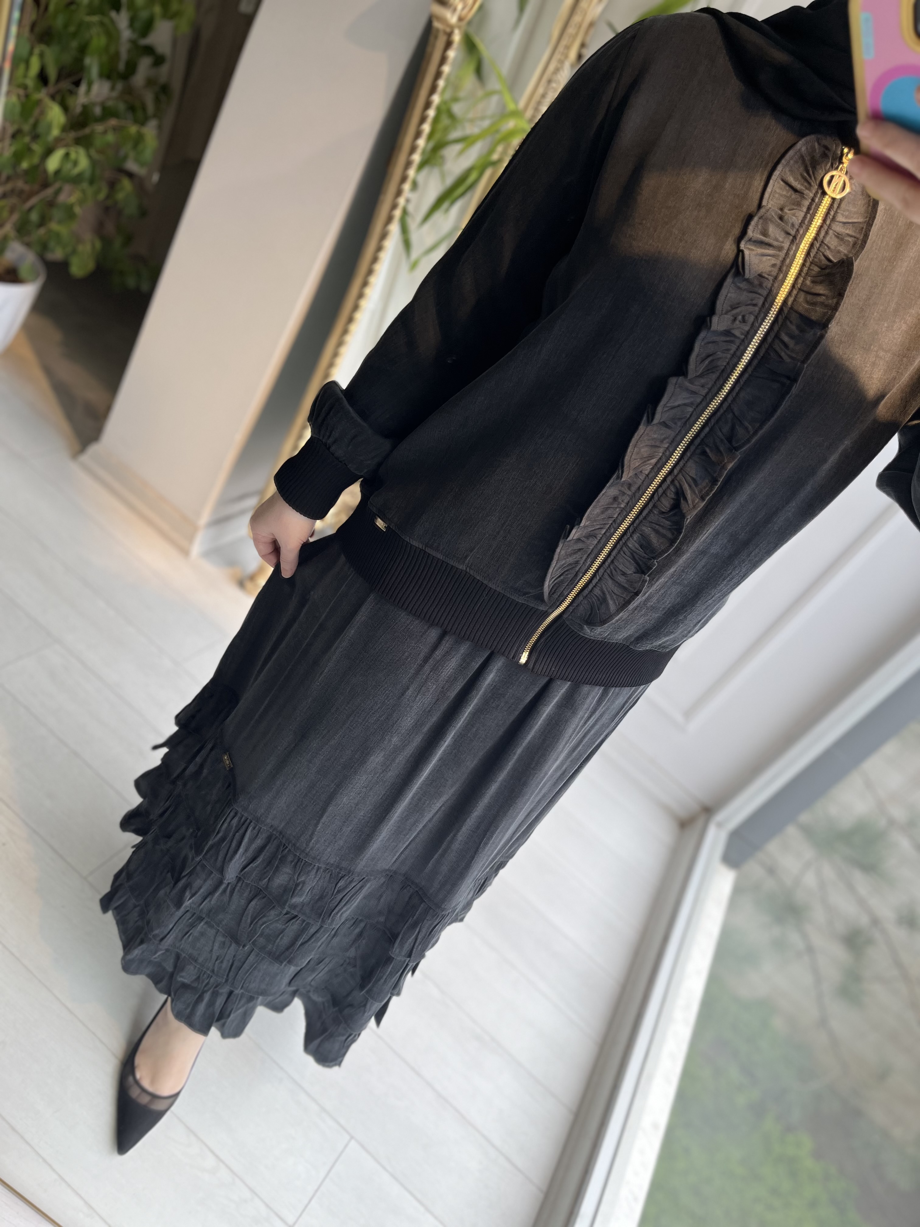 ETEK UCU FIRFIRLI ETEK SİYAH