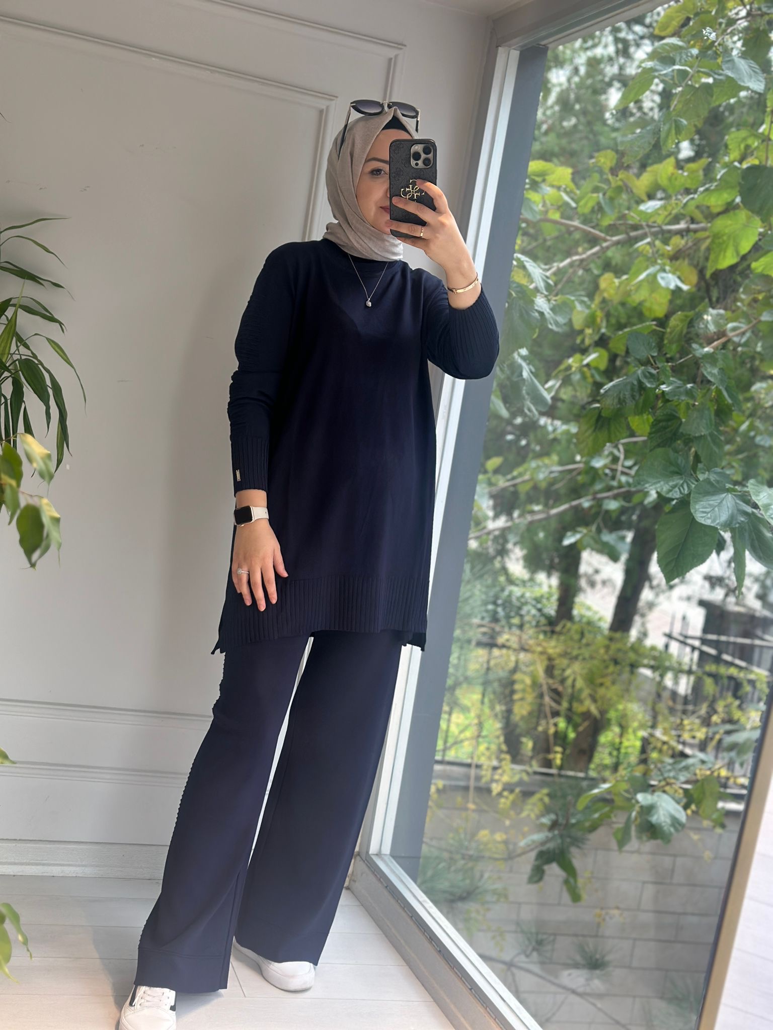 MERSERİZE PANTOLON TAKIM LACİVERT