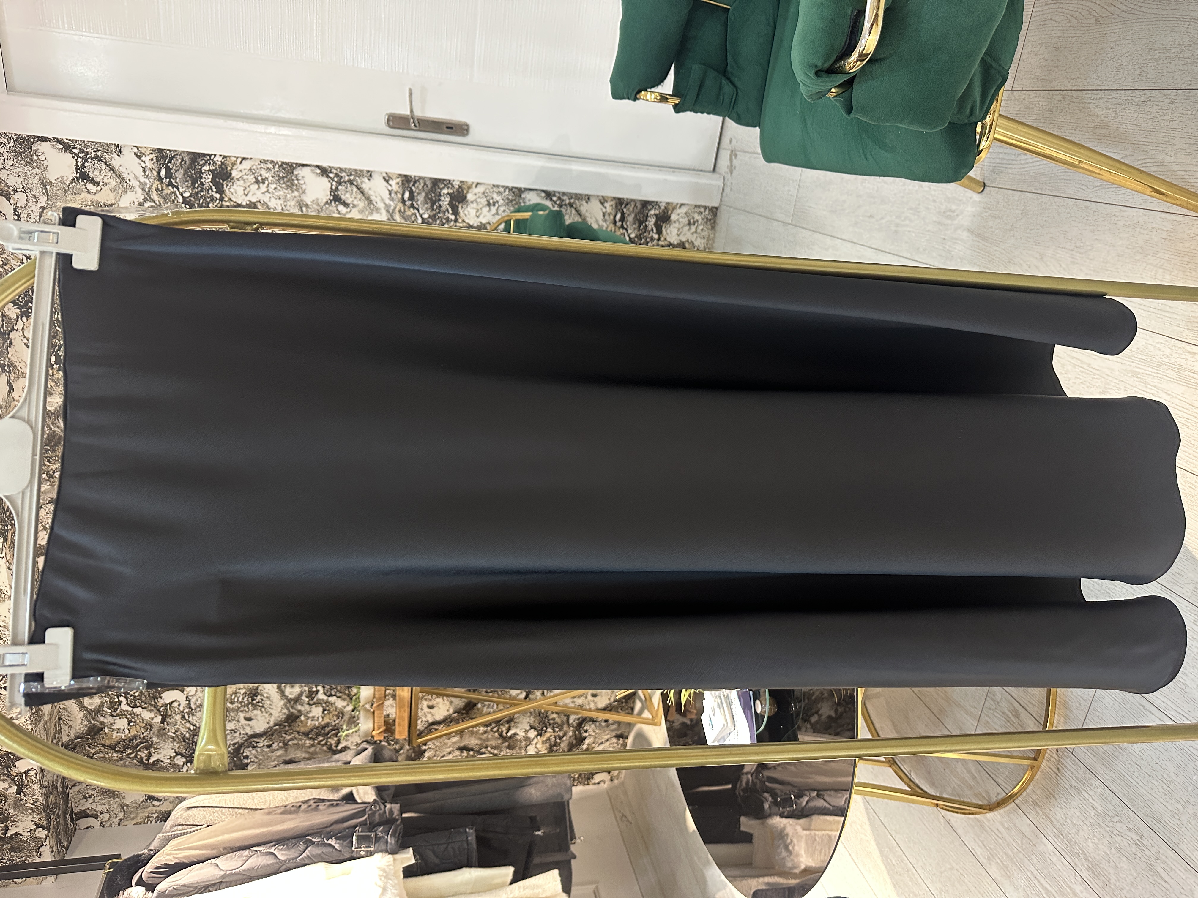 SAGA SATEN ETEK SİYAH