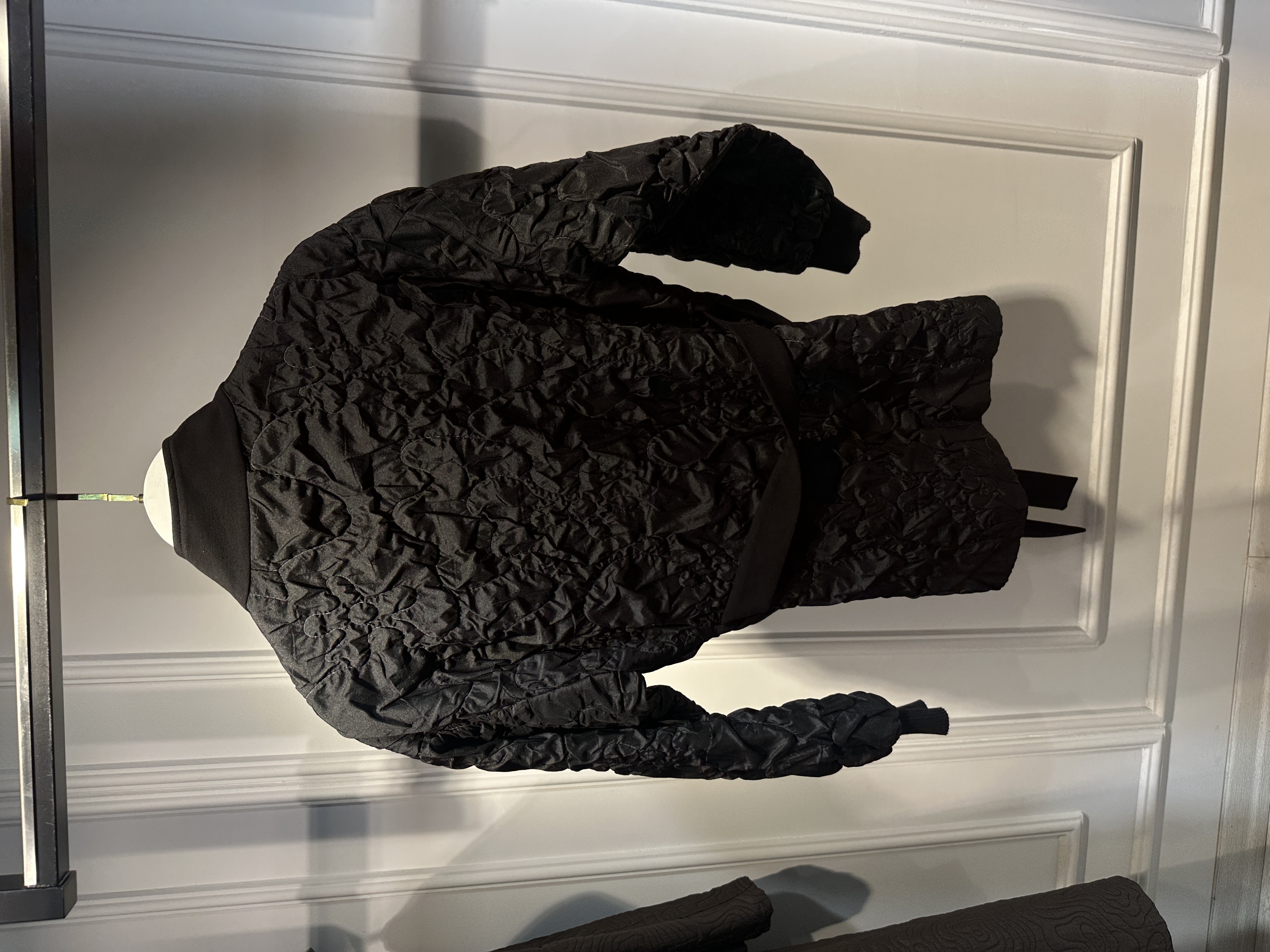 SANTANA ÖRME GARNİLİ KISA KAP SİYAH