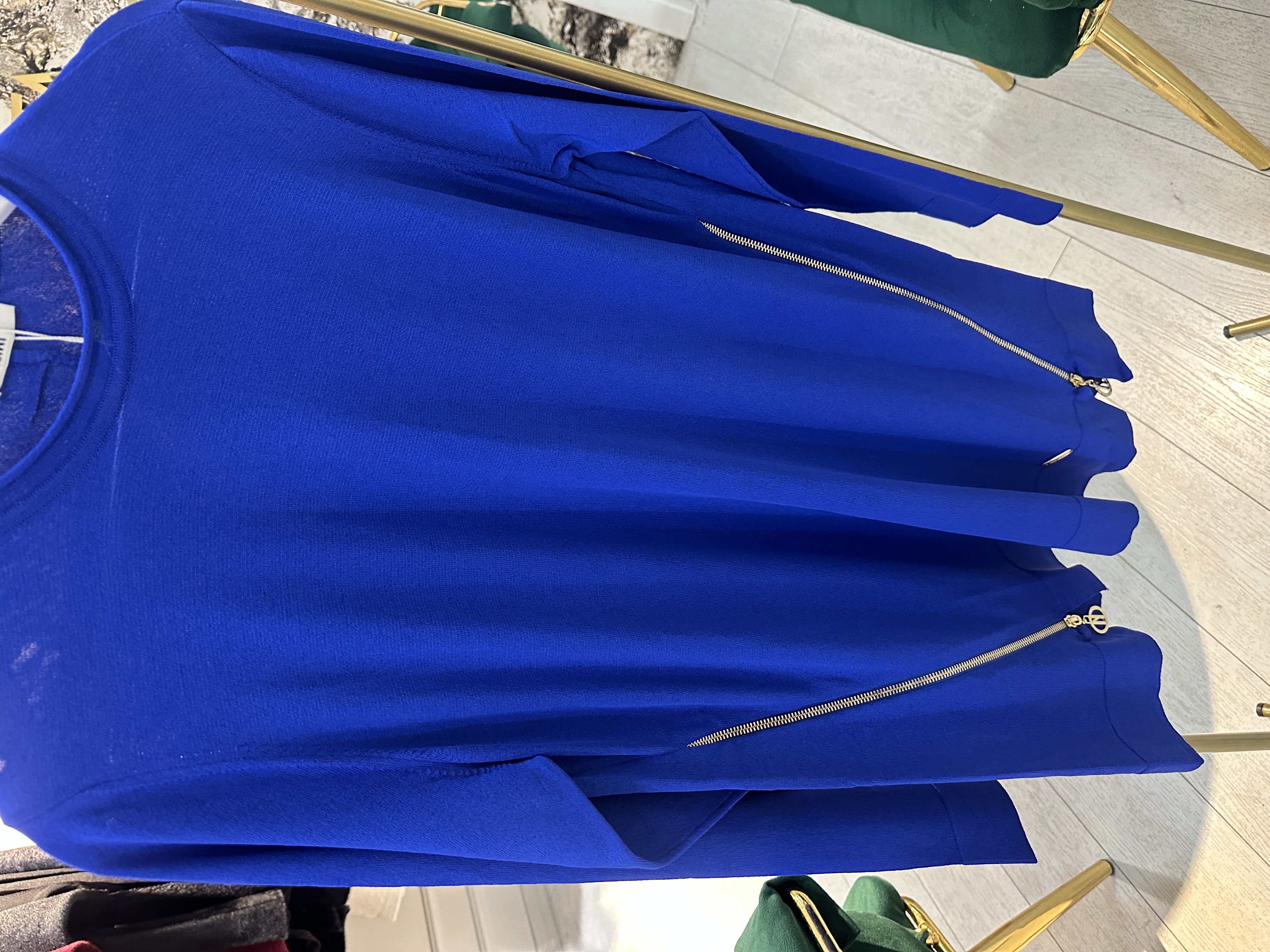 Yanları Fermuarlı Tunik saks